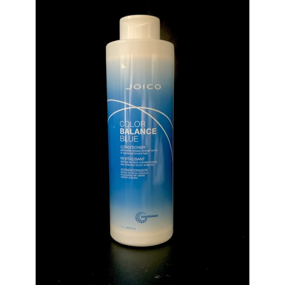 JOICO Color Balance BLUE Conditioner Toning Brassy Orange Jumbo 33.8 Oz 1L